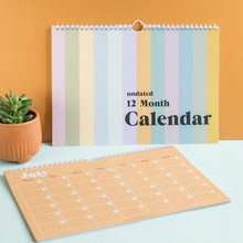 Calendrier non daté à suspendre
