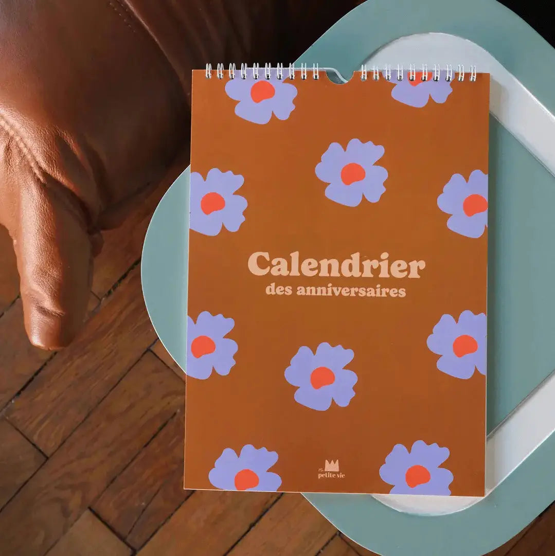 calendrier des anniversaires fleurs ma petite vie