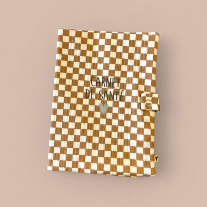 Protège carnet de santé - Damier