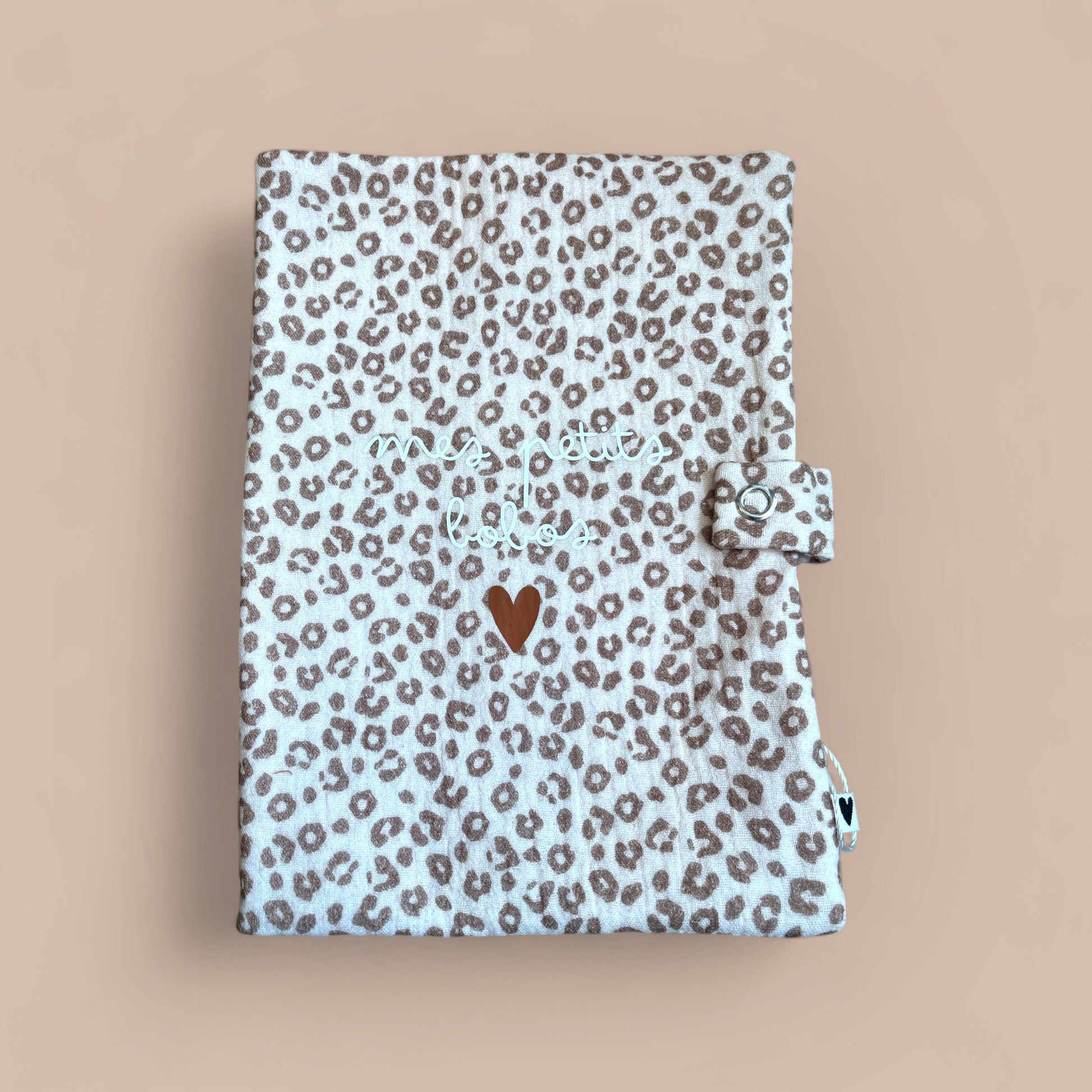 Protège carnet de santé léopard - Mes petits bobos
