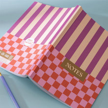 Carnet - Carreaux & rayures