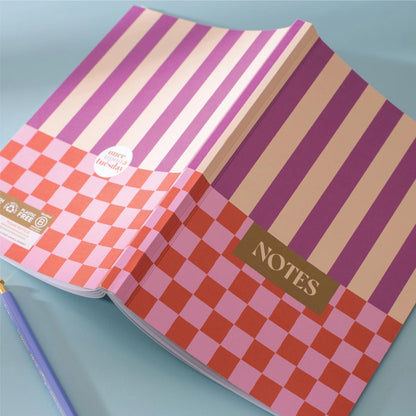 Carnet - Carreaux & rayures