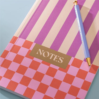 Carnet - Carreaux & rayures