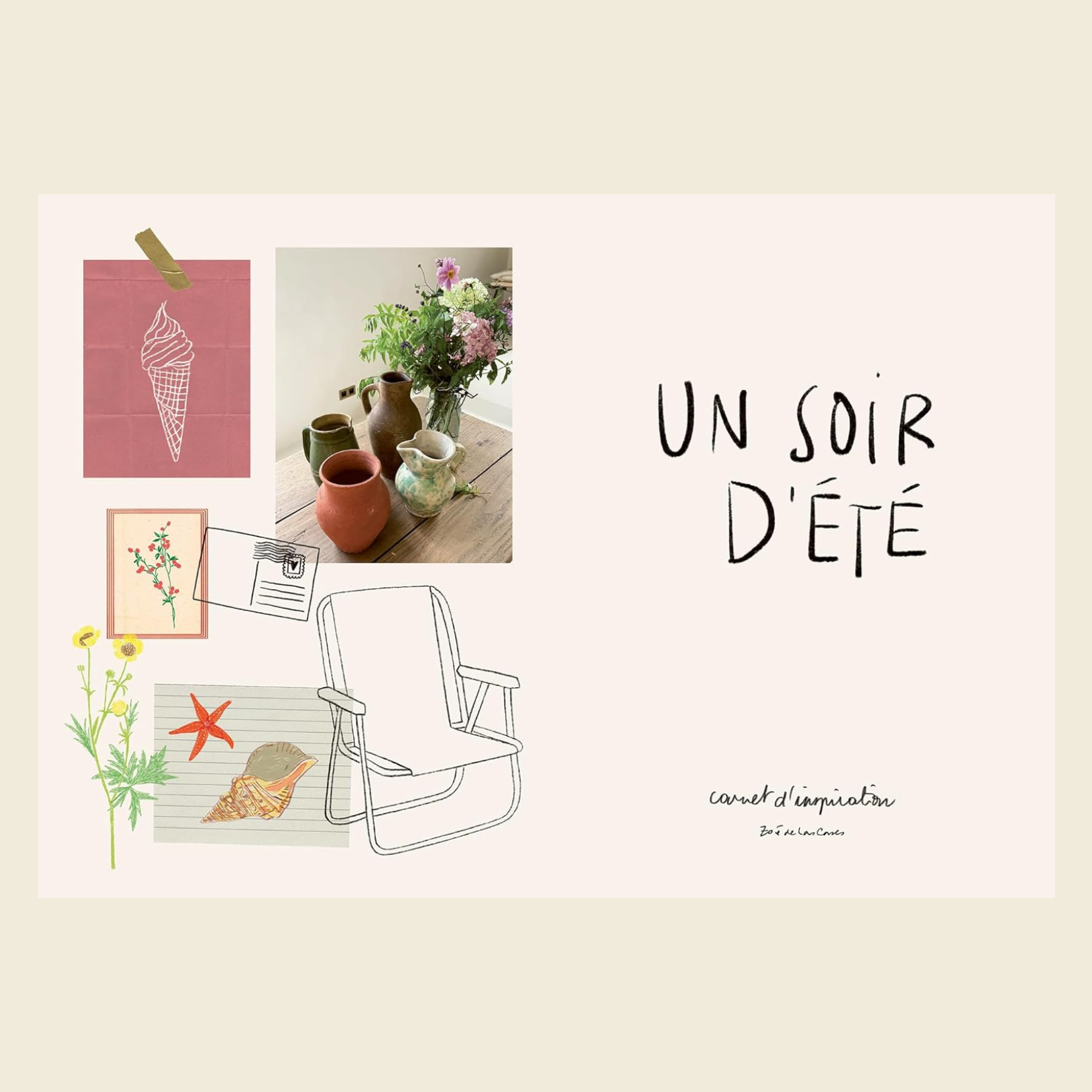 carnet d'inspiration un soir d'été zoé de las cases