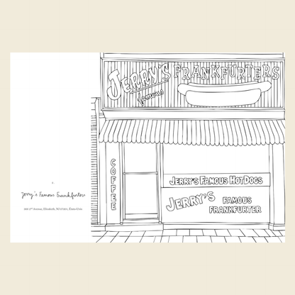 carnet de coloriage New York zoé de las cases