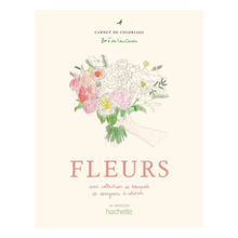 carnet de coloriage fleurs zoé de las cases