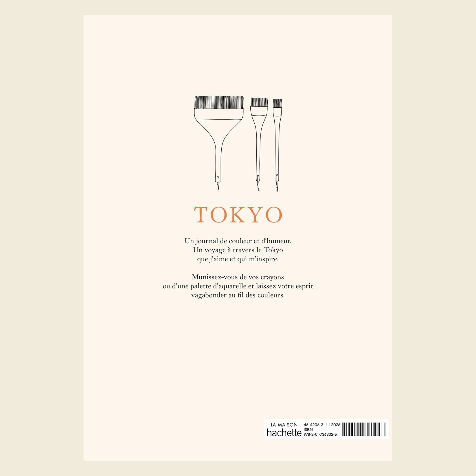 carnet de coloriages Tokyo zoé de las cases