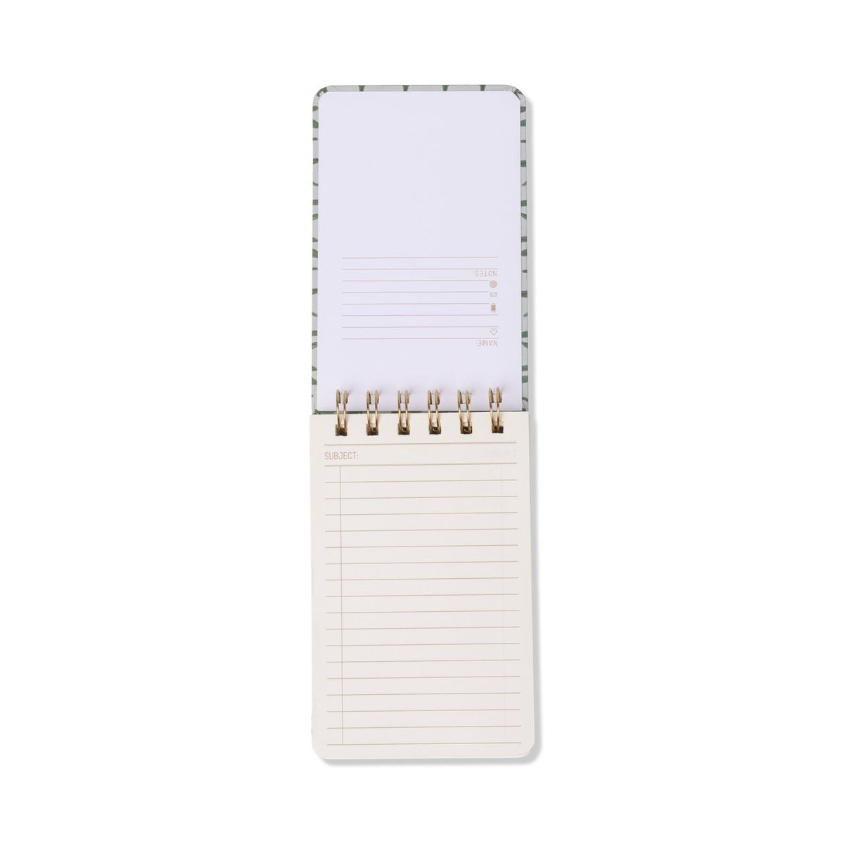 carnet de notes tulipes vertes gentlemen's hardware