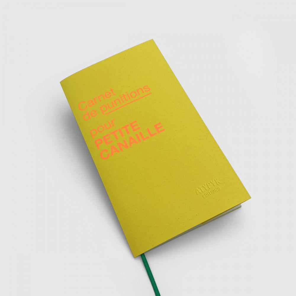 Carnet de punitions pour PETITE CANAILLE