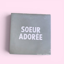 carreau à accrocher soeur adorée sauge