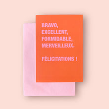 Carte - Félicitations !