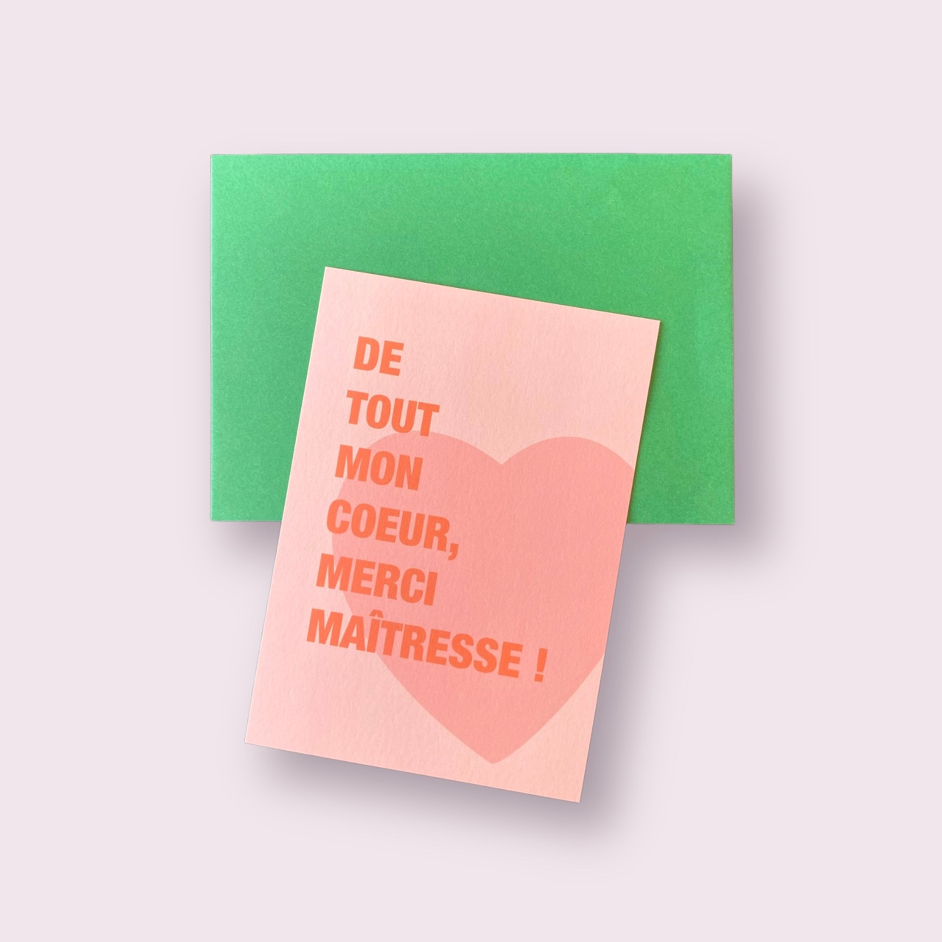 Carte - Merci Maîtresse !