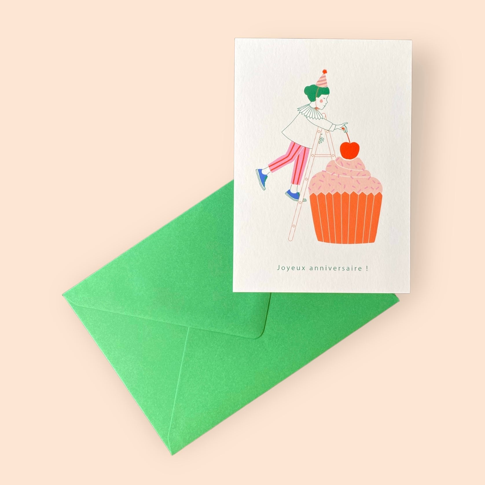 Carte - Joyeux anniversaire (Cupcake)