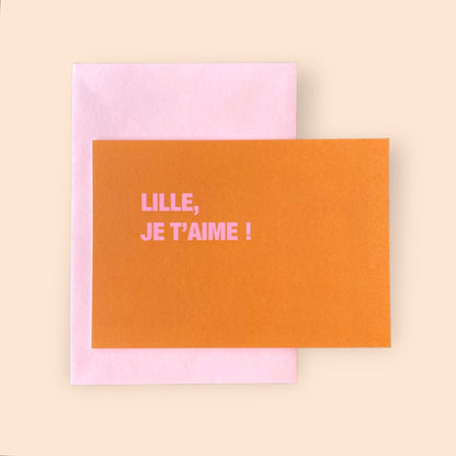 Carte - Lille, Je t'aime !