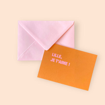 Carte - Lille, Je t'aime !