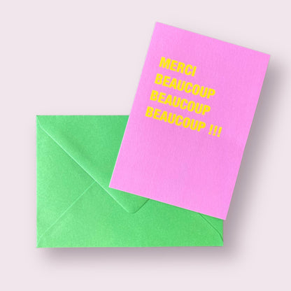 Carte - Merci beaucoup beaucoup !!!