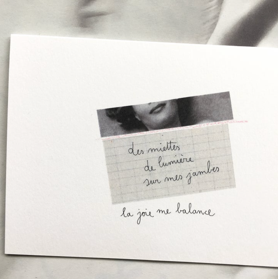 Carte - La joie me balance
