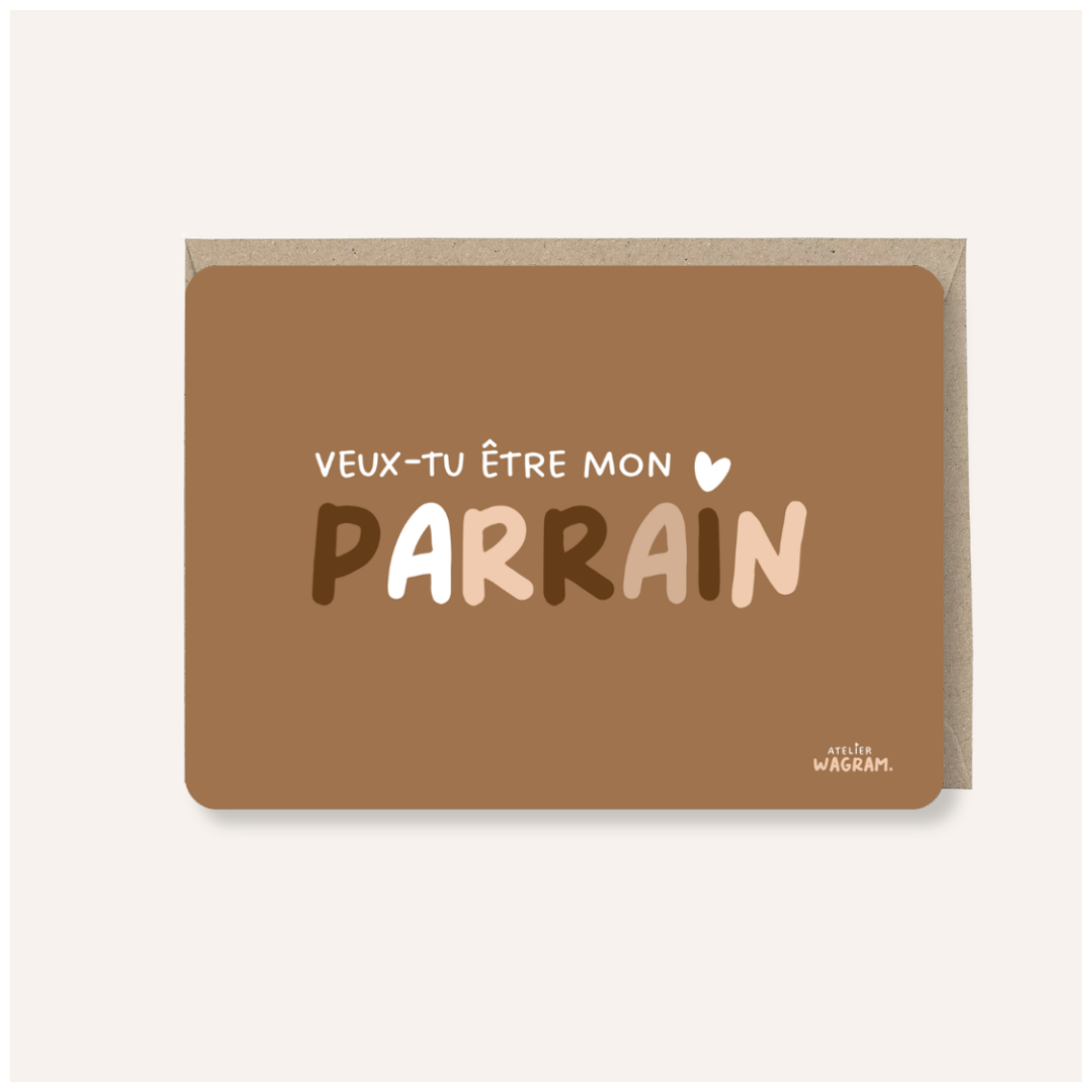 Carte - Veux-tu être mon parrain ?