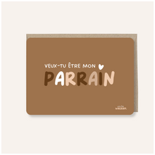 Carte - Veux-tu être mon parrain ?
