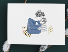 Carte - Tendrement maman et son garçon