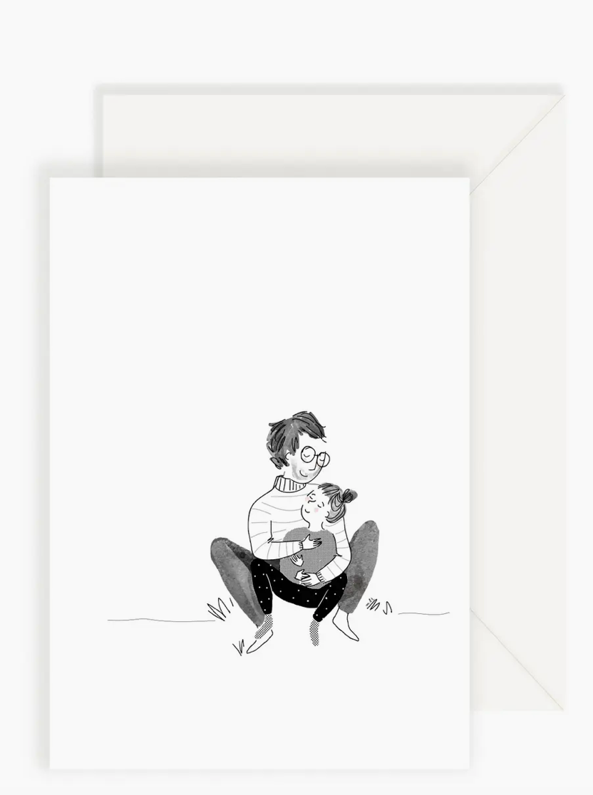 Carte - Tendresse papa et sa fille