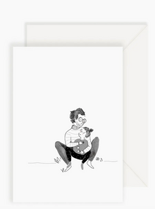 Carte - Tendresse papa et sa fille