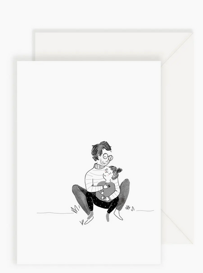 Carte - Tendresse papa et sa fille