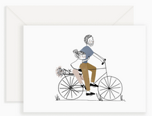 Carte - Vélo papa et fille