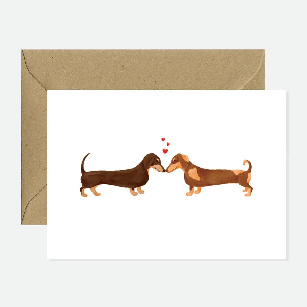 carte amour teckels ATWTS