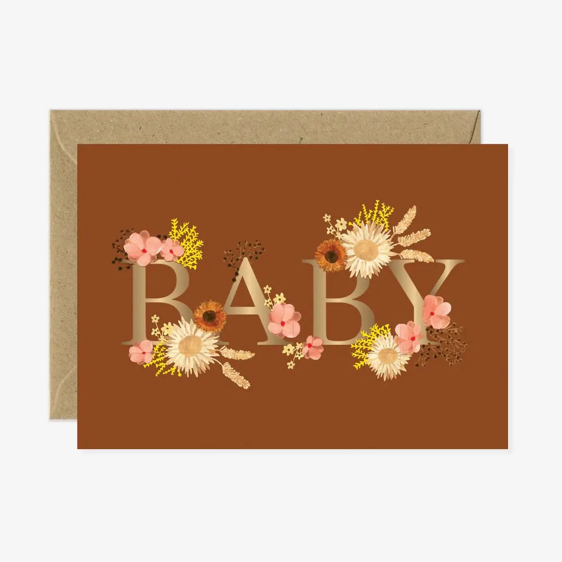 carte baby fleurs ATWTS