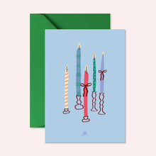 carte bleue chandelles ma petite vie 