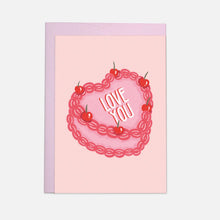 carte gâteau love you