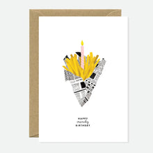 carte happy crunchy birthday frites