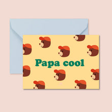 carte jaune papa cool ours ma petite vie