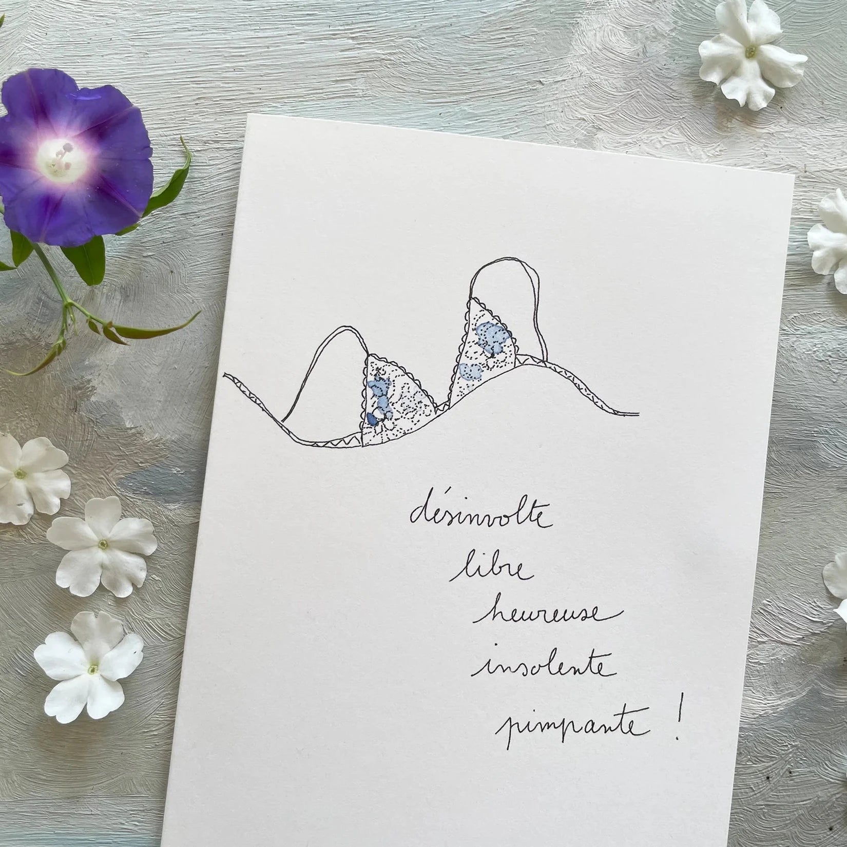carte pimpante papillonnage 