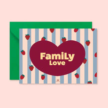 carte rayée family love ma petite vie