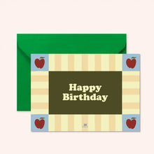 carte rayée happy birthday ma petite vie