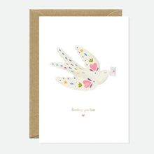 carte sending you love colombe ATWTS