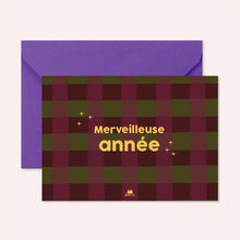 carte tartan merveilleuse année ma petite vie
