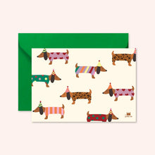 carte teckels d'anniversaire ma petite vie