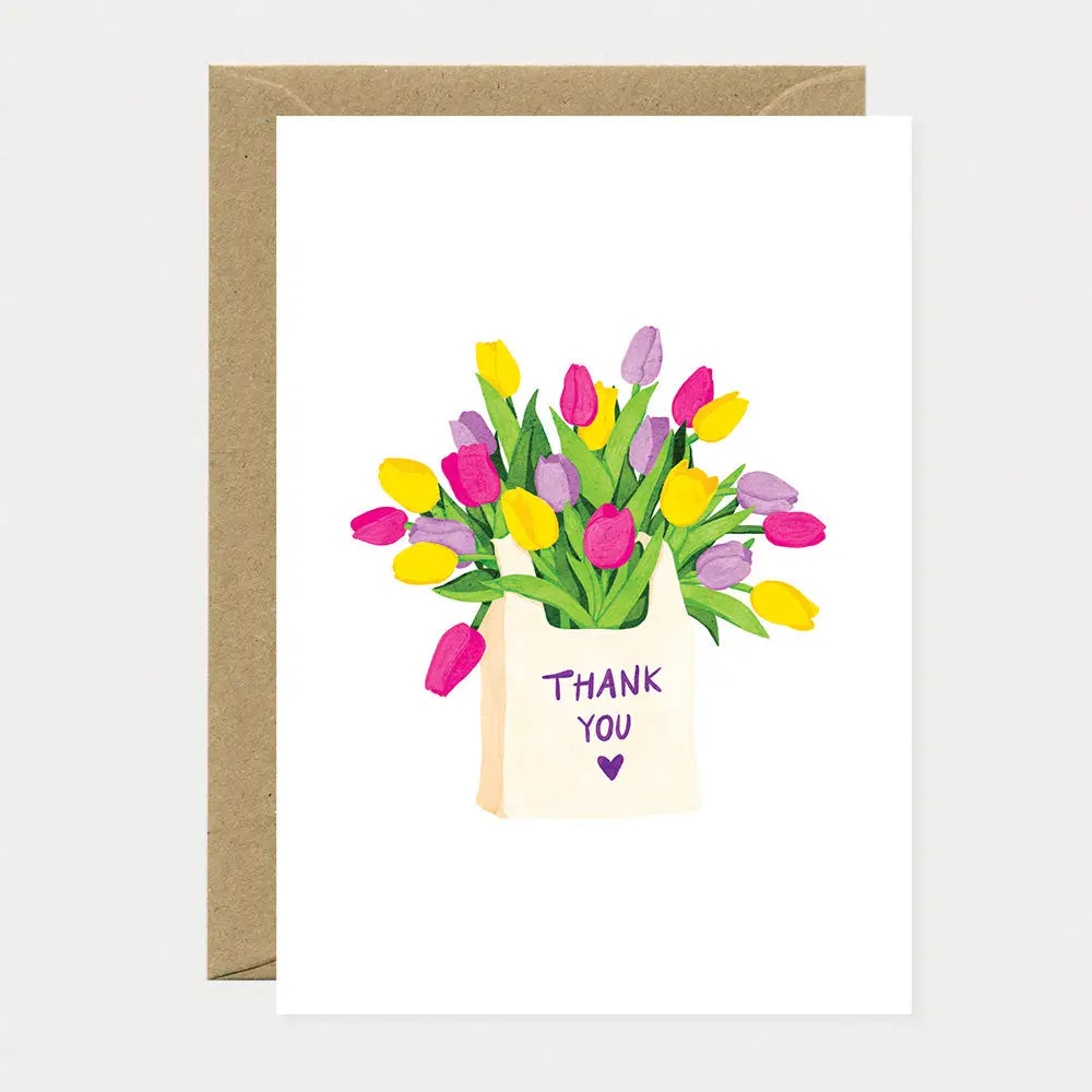 carte thank you sac de tulipes ATWTS