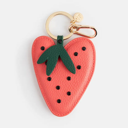 charm sac coeur fraise Caroline Gardner 
