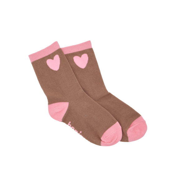 Chaussettes enfant 24/30 - marron