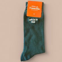 Chaussettes homme vertes - Born to be dad