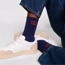 chaussettes bleues papa cool émoi émoi