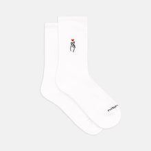 chaussettes homme main coeur 