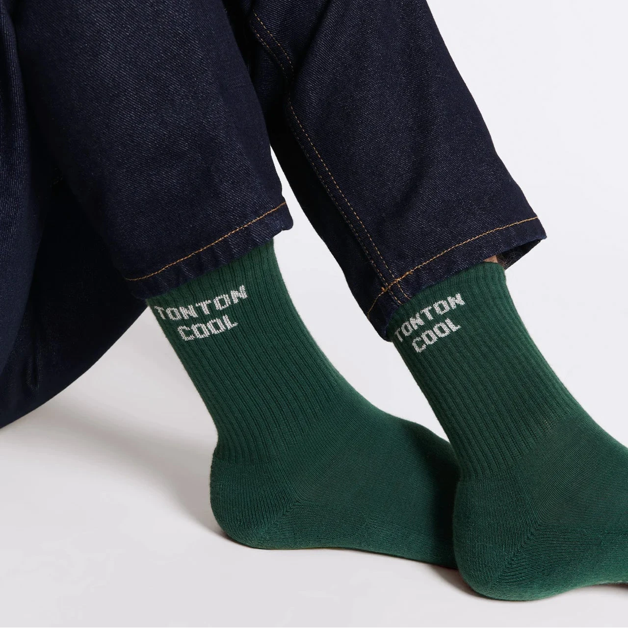 chaussettes tonton cool émoi émoi vertes