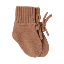 Chaussons rouille & pochon - 0 à 6 mois