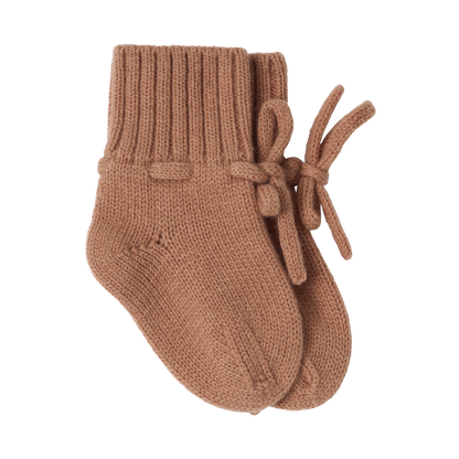 Chaussons rouille & pochon - 0 à 6 mois
