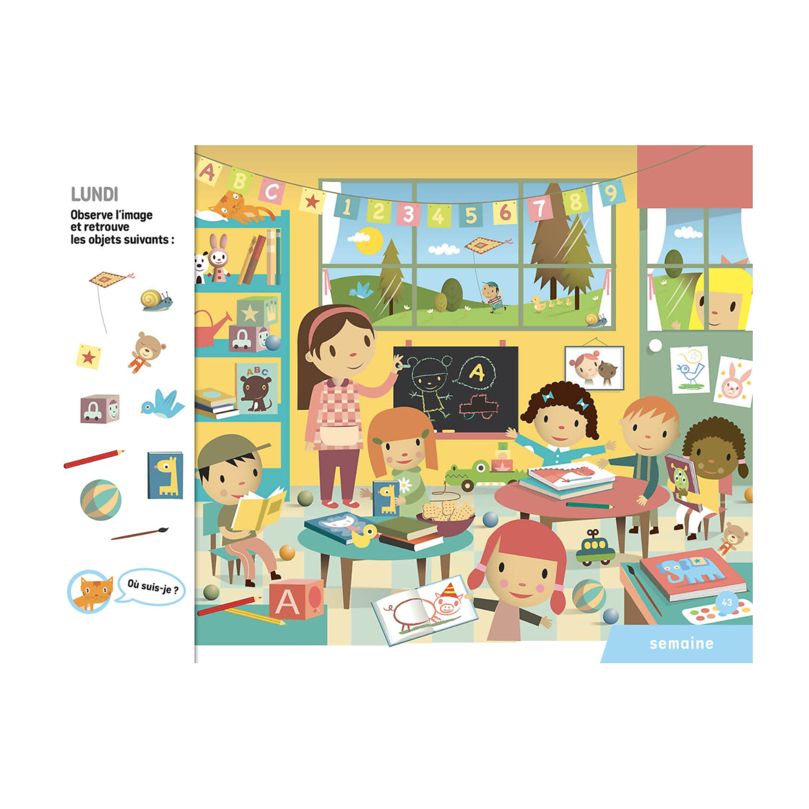 cherche et trouve à la maternelle auzou